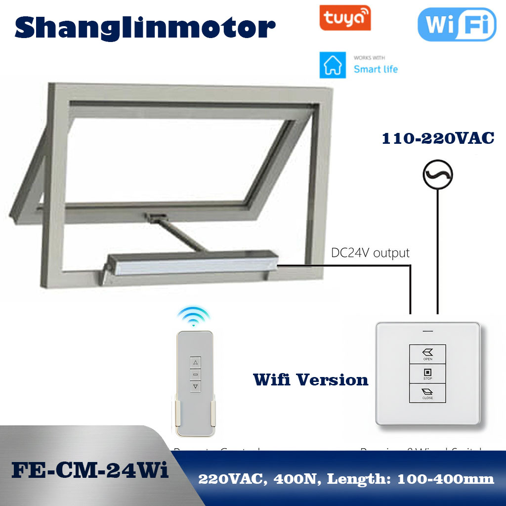 Smart Home Automation Diy - Tuya WiFi Akıllı Pencere Açıcı 100-240V