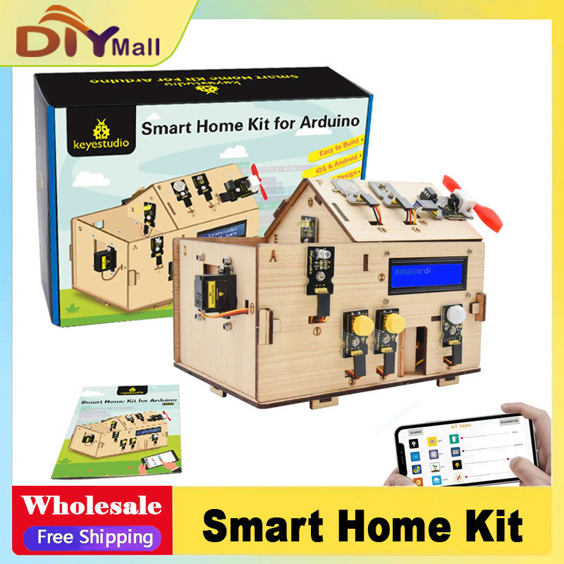 Smart Home Automation Diy - Keyestudio Akıllı IoT Ev Kiti, PLUS