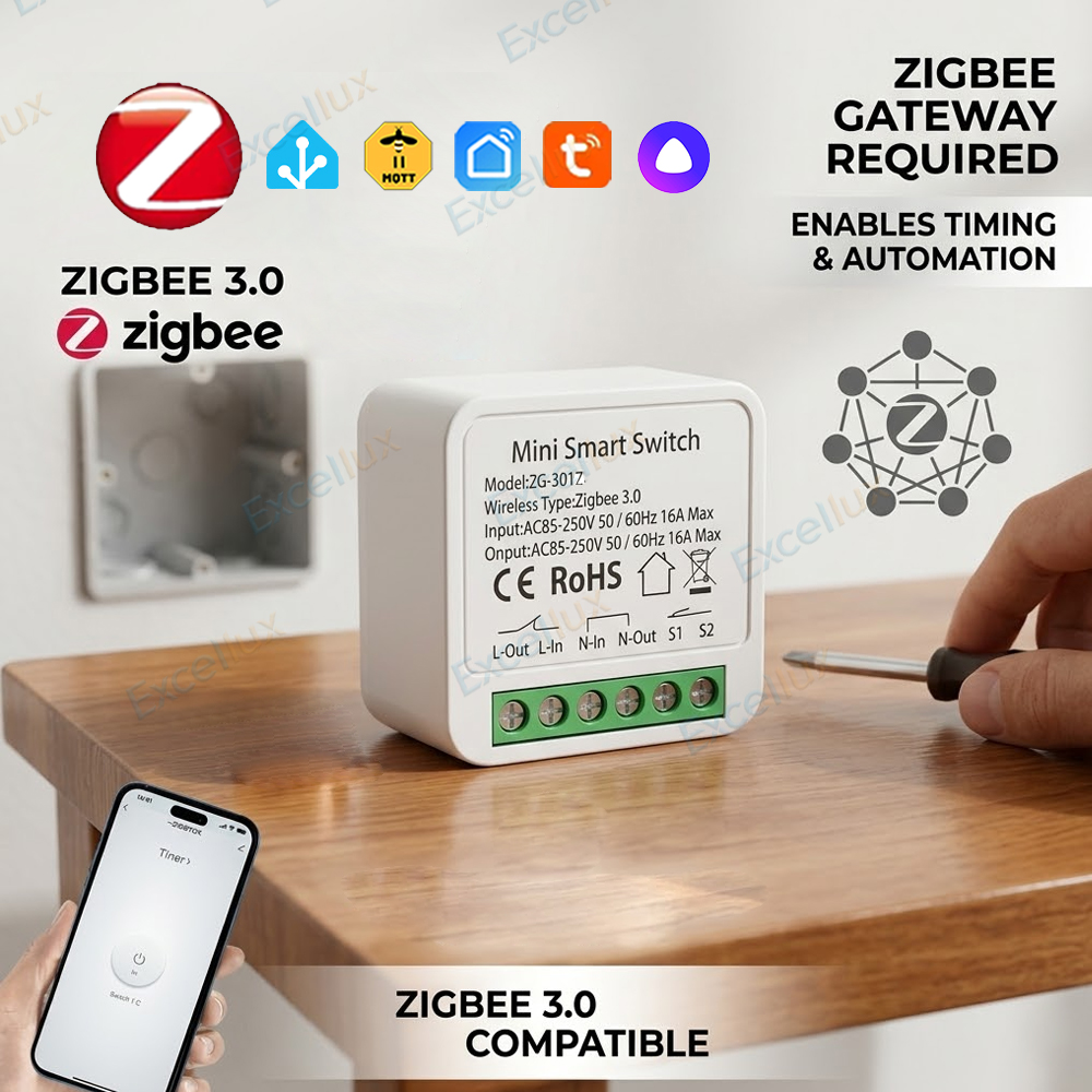 Smart Home Automation Diy - 16A Zigbee 3.0 Mini Akıllı DIY
