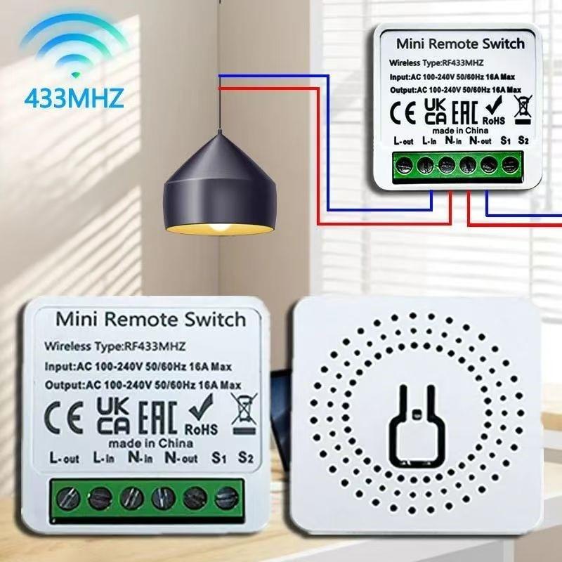 Home Automation Diy - RF 433 MHz Akıllı Anahtar Mini