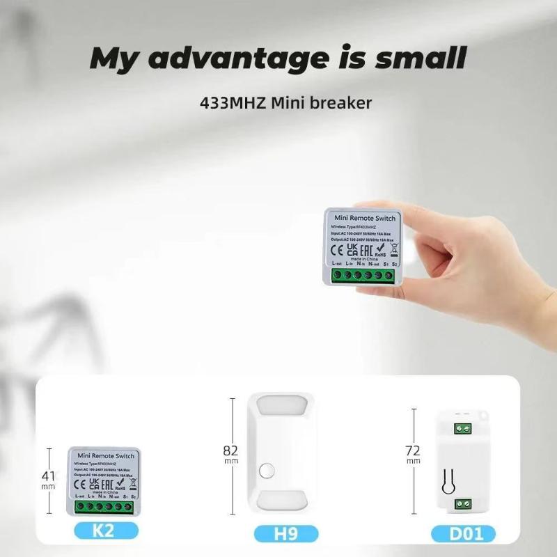 RF 433 MHz Akıllı Anahtar Mini - Home Automation Diy incelemesi ve fiyatı